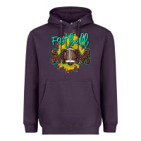 Plum Football Mom Mother's Day Heavyweight Hoodie - HowdyJamesFarm
