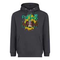Smoke Football Mom Mother's Day Heavyweight Hoodie - HowdyJamesFarm