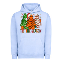 Pigment Grape Ice Tis' The Season Basketball Christmas Cakes Urban Hoodie - BundleAndBundleShop