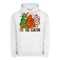 Pigment Lunar Rock Tis' The Season Basketball Christmas Cakes Urban Hoodie - BundleAndBundleShop
