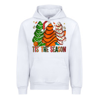 White Tis' The Season Basketball Christmas Cakes Urban Hoodie - BundleAndBundleShop