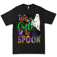 Black too cute to spook Premium Tee - BundleAndBundleShop