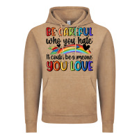 Vintage Coffee be careful who you hate Vintage Hoodie - MaliasSmallBusiness