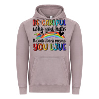 Vintage Zinc be careful who you hate Vintage Hoodie - MaliasSmallBusiness
