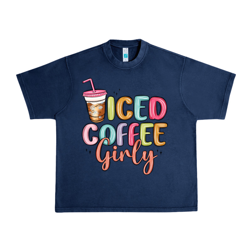 Iced Coffee Girly Urban Heavy Tee by MaliasSmallBusiness | Teevron