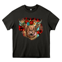 Asphalt christmas cow gemstone Heavy Core Tee - JahusDesignShop