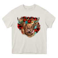Cream christmas cow gemstone Heavy Core Tee - JahusDesignShop