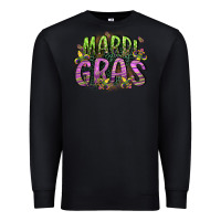 Black mardi gras Premium Sweatshirt - CowGirlArtShop