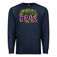 Navy mardi gras Premium Sweatshirt - CowGirlArtShop