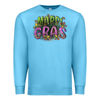 Ocean Blue mardi gras Premium Sweatshirt - CowGirlArtShop