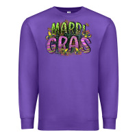 Purple mardi gras Premium Sweatshirt - CowGirlArtShop
