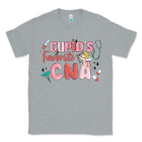Heather Grey cupids favorite cna Classic Tee - MaliasSmallBusiness