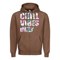 Chestnut Chill Vibes Only Zipper Hoodie - Bettercallsaul