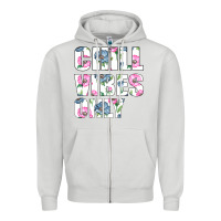 Dove Grey Chill Vibes Only Zipper Hoodie - Bettercallsaul
