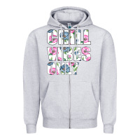 Heather Grey Chill Vibes Only Zipper Hoodie - Bettercallsaul