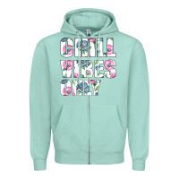 Seafoam Chill Vibes Only Zipper Hoodie - Bettercallsaul