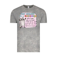 Cloud Rock just realized im a raccoon Vintage Tee - MaliasSmallBusiness