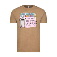 Vintage Coffee just realized im a raccoon Vintage Tee - MaliasSmallBusiness