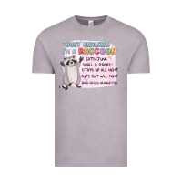 Vintage Zinc just realized im a raccoon Vintage Tee - MaliasSmallBusiness