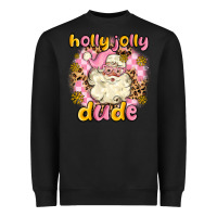 Black holly jolly dude Heavyweight Sweatshirt - MaliasSmallBusiness