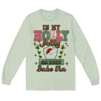 Matcha in my holly jolly babe era Long Sleeve Tee - MaliasSmallBusiness