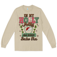 Mushroom in my holly jolly babe era Long Sleeve Tee - MaliasSmallBusiness