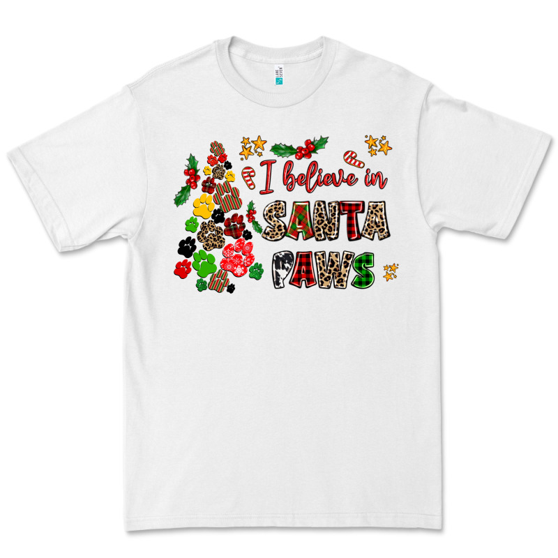 I Believe In Santa Paws Premium Tee by AdoDesignShop | Teevron