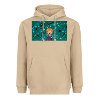 Mushroom wizard boy and mouse Heavyweight Hoodie - TumblerDesignByShophia