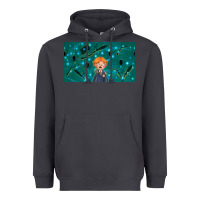 Smoke wizard boy and mouse Heavyweight Hoodie - TumblerDesignByShophia