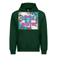 Forest Green Mom Is A Fighter Tumbler Urban Hoodie - BundleAndBundleShop