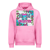 Fuchsia Pink Mom Is A Fighter Tumbler Urban Hoodie - BundleAndBundleShop
