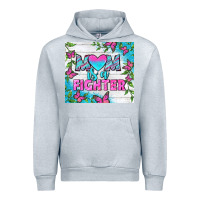 Heather Grey Mom Is A Fighter Tumbler Urban Hoodie - BundleAndBundleShop