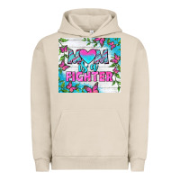 Pigment French Oak Mom Is A Fighter Tumbler Urban Hoodie - BundleAndBundleShop