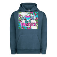 Pigment Midnight Navy Mom Is A Fighter Tumbler Urban Hoodie - BundleAndBundleShop