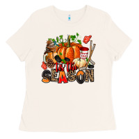 Bone fall and  hockey  tis the season Ladies Tee - AdoDesignShop