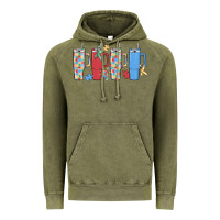 Vintage Olive autism Vintage Hoodie - MaliasSmallBusiness