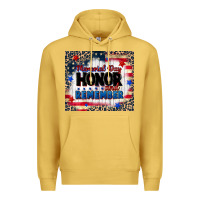 Antique Gold memorial day honor and remember Premium Hoodie - CowGirlArtShop