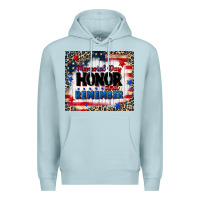 Blue Mist memorial day honor and remember Premium Hoodie - CowGirlArtShop