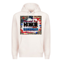 Pale Pink memorial day honor and remember Premium Hoodie - CowGirlArtShop