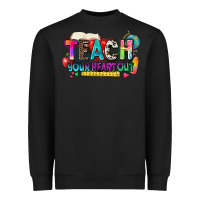 Black teach your heart out Heavyweight Sweatshirt - NancyCooperArtShop