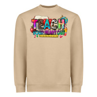 Mushroom teach your heart out Heavyweight Sweatshirt - NancyCooperArtShop