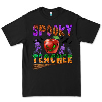 Black spooky teacher Premium Tee - BundleAndBundleShop