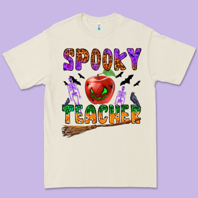 Spooky Teacher Premium Tee Designed By Bundleandbundleshop