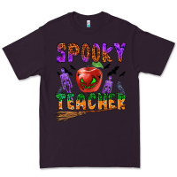 Plum spooky teacher Premium Tee - BundleAndBundleShop
