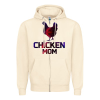 Sandshell Chicken Mom Zipper Hoodie - Bettercallsaul