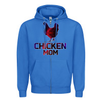 True Royal Chicken Mom Zipper Hoodie - Bettercallsaul