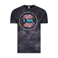 Cloud Black i am inspiration Vintage Tee - MaliasSmallBusiness