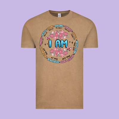 I Am Inspiration Vintage Tee Designed By Maliassmallbusiness
