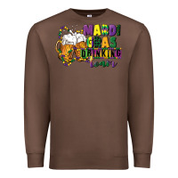 Chestnut mardi gras drinking team 12 inches 300 dpi Premium Sweatshirt - CowGirlArtShop