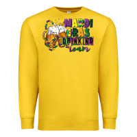 Lemon mardi gras drinking team 12 inches 300 dpi Premium Sweatshirt - CowGirlArtShop